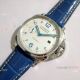 Copy Panerai Luminor Due PAM906 42mm Watch SS Blue Leather Strap (8)_th.jpg